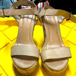 Beige Wedges